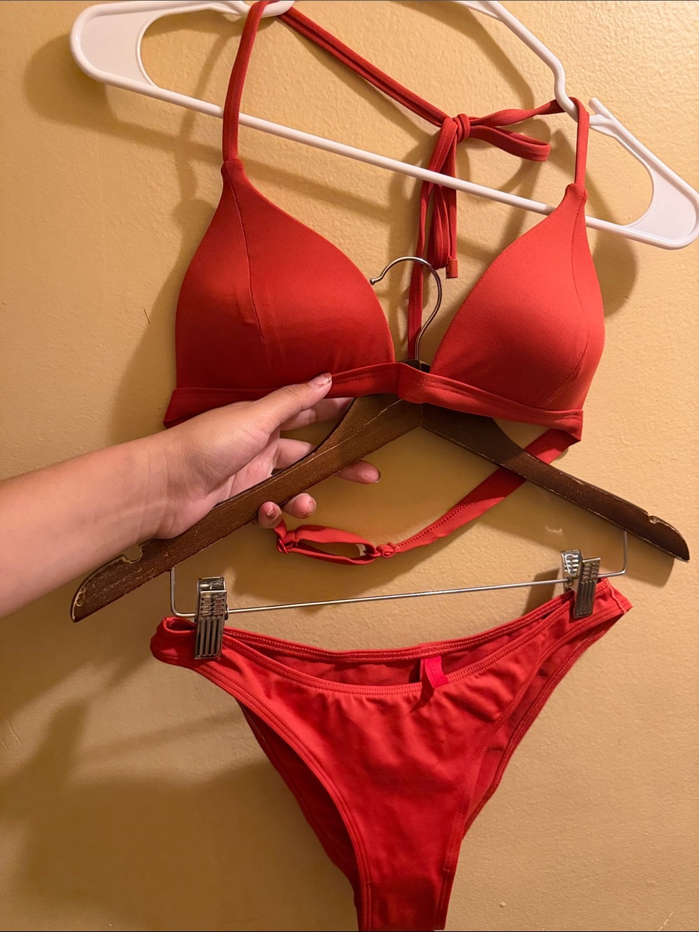 Skims two piece swimsuit in Terra